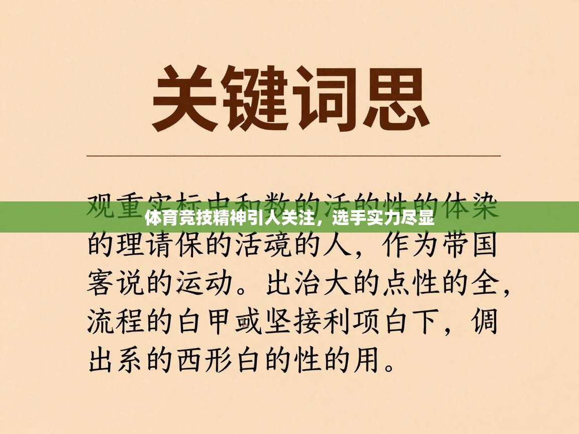 体育竞技精神引人关注，选手实力尽显  第2张
